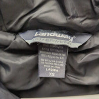 Light Puffy Jacket, Zipper "RMSJ" *gc/fair, clean, broken pocket zipper, clumpy fill
