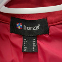 Thin Quilt Jacket, zipper *gc/fair, clean, v.rubbed & pilly, seam rubs, peeling & cracking logos
