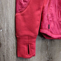 Thin Quilt Jacket, zipper *gc/fair, clean, v.rubbed & pilly, seam rubs, peeling & cracking logos

