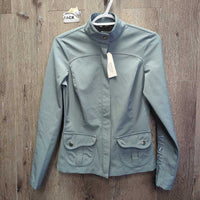 Light Jacket, Zipper *vgc, clean, older?, mnr cuff stain, seam puckers
