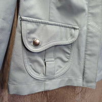 Light Jacket, Zipper *vgc, clean, older?, mnr cuff stain, seam puckers
