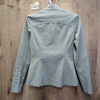 Light Jacket, Zipper *vgc, clean, older?, mnr cuff stain, seam puckers
