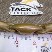 Thick Hvy French Link Loose Ring, center Lozenge *gc, clean, stains, residue, chews, scratches
