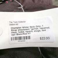 Winter Neck Only, 1 Strap attachment *gc/fair, repaired, clean, faded, repairs, snags, mnr wpf
