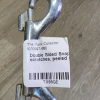 Double Sided Snap *vgc, clean, scratches, peeled spots
