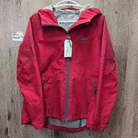 Rain Jacket Hood, Zipper "Spruce Meadows" *vgc, clean, v.wpf, stained cuffs, taped seams
