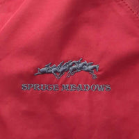 Rain Jacket Hood, Zipper "Spruce Meadows" *vgc, clean, v.wpf, stained cuffs, taped seams
