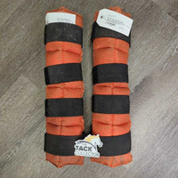 Pr Ice Leg Wraps, velcro *gc/fair, dirty, smell, stained, mnr leak, 2 deflated cells, undone velcro, threads
