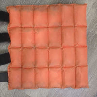 Pr Ice Leg Wraps, velcro *gc/fair, dirty, smell, stained, mnr leak, 2 deflated cells, undone velcro, threads
