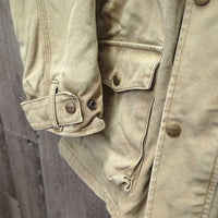 Canvas Jacket, Corduroy Collar, Snaps, Zip "Millarville Musical Ride" *vgc, clean, mnr faded
