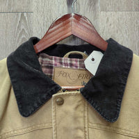 Canvas Jacket, Corduroy Collar, Snaps, Zip "Millarville Musical Ride" *vgc, clean, mnr faded
