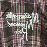 Canvas Jacket, Corduroy Collar, Snaps, Zip "Millarville Musical Ride" *vgc, clean, mnr faded
