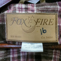 Canvas Jacket, Corduroy Collar, Snaps, Zip "Millarville Musical Ride" *vgc, clean, mnr faded
