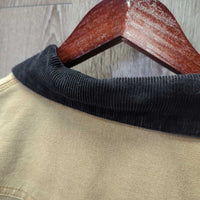 Canvas Jacket, Corduroy Collar, Snaps, Zip "Millarville Musical Ride" *vgc, clean, mnr faded
