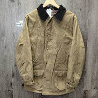 Canvas Jacket, Corduroy Collar, Snaps, Zip "Millarville Musical Ride" *vgc, clean, mnr faded
