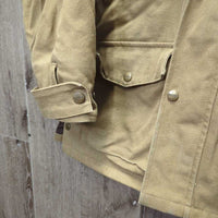 Canvas Jacket, Corduroy Collar, Snaps, Zip "Millarville Musical Ride" *vgc, clean, mnr faded
