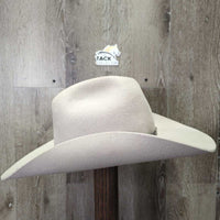 3X Wool Felt Western Hat, Leather Hat Band, Box *vgc, older, v.mnr inner brim stain, clean, mnr marks?
