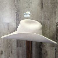 3X Wool Felt Western Hat, Leather Hat Band, Box *vgc, older, v.mnr inner brim stain, clean, mnr marks?
