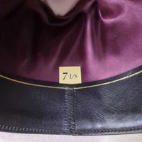 3X Wool Felt Western Hat, Leather Hat Band, Box *vgc, older, clean, mnr bent brim & loose lining
