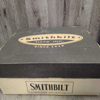 3X Wool Felt Western Hat, Leather Hat Band, Box *vgc, older, inner brim stains, clean, stains, sm cut
