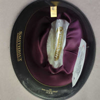 3X Wool Felt Western Hat, Leather Hat Band, Box *vgc, older, mnr inner brim stain, clean, mnr hairy
