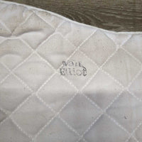 Jumper Saddle Pad "2022 CET" *gc, v.stained, dingy, rubs, pills, puckers, older
