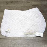 Thick Jumper Saddle Pad "2021 CET" *gc, rubs, pills, clean, linty, stains , puckers
