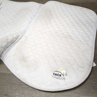 Thick Jumper Saddle Pad "2021 CET" *gc, rubs, pills, clean, linty, stains , puckers
