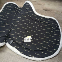 Fleece Fitted Hunter Saddle Pad *xc/vgc, mnr stains, rubs, pills & clumpy

