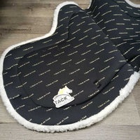 Fleece Fitted Hunter Saddle Pad *xc/vgc, mnr stains, rubs, pills & clumpy

