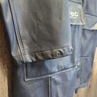 Long Rain Jacket *vgc, mnr residue, stains & scratches, Finicky Zip @ Bottom
