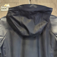 Long Rain Jacket *vgc, mnr residue, stains & scratches, Finicky Zip @ Bottom
