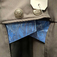 Dressage Shadbelly, Leather Lined, 4 Points *vgc, mnr cuff rub/frays
