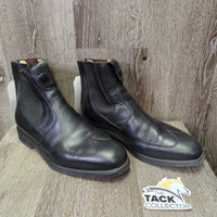 Paddock Boots, Back Zipper, Bag, Box *xc, clean, v.mnr rubs, residue, marks & creases
