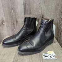 Paddock Boots, Back Zipper, Bag, Box *xc, clean, v.mnr rubs, residue, marks & creases
