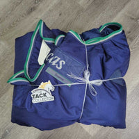 Hvy Fleece Lined Winter Blanket, detach neck, 2 legs *vgc, wpf, clean, mnr hair, rubs, snags, reapairs, residue, threads
