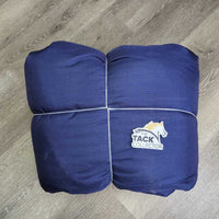 Hvy Fleece Lined Winter Blanket, detach neck, 2 legs *vgc, wpf, clean, mnr hair, rubs, snags, reapairs, residue, threads
