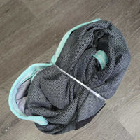 Soft Mesh Fly Sheet, detach neck, bag *vgc, clean, mnr hair, shavings, tears, lrg repair, snags
