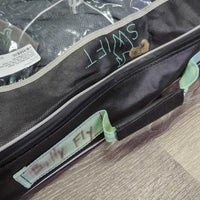 Soft Mesh Fly Sheet, detach neck, bag *vgc, clean, mnr hair, shavings, tears, lrg repair, snags
