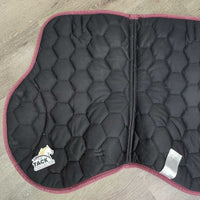 Quilt Jumper Pad, Piping *gc, v.faded, rubs, frayed, rubbed & pilly edges
