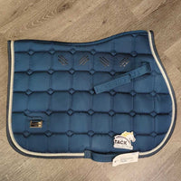 Quilt Jumper Pad, 2 piping *vgc/gc, clean, rubs, stains, mnr hair
