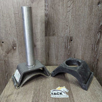 1 Hoof Stand Cradle, Nylon Strap Top, additional rubber top guard *vgc/gc, clean, scuffs, rubs, stains, edge fray & chipped, fadied
