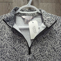LS Sun Shirt, 1/4 Zip up, mesh sleeves *xc
