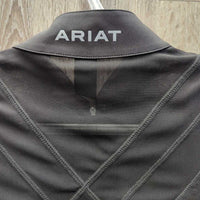 LS Sun Shirt, 1/4 Zip Up, Mesh Sleeves *xc, mnr threads, seam puckers
