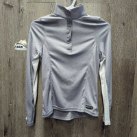 LS Show Sun Shirt, 1/4 Snap Up, Mesh Sleeves & Back *xc, mnr threasd
