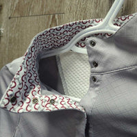 LS Show Sun Shirt, 1/4 Snap Up, Mesh Sleeves & Back *xc, mnr threasd
