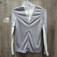 LS Show Sun Shirt, 1/4 Snap Up, Mesh Sleeves & Back *xc, mnr threasd
