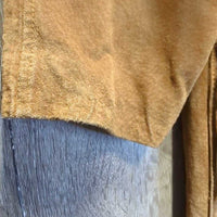 Suede Western Fringe Jacket, buttons *vgc, mnr cuff stains & edge rubs
