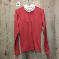 LS 1/4 Zip Show Shirt, bling *like new
