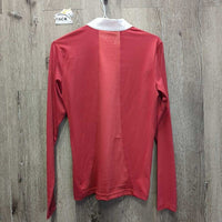 LS 1/4 Zip Show Shirt, bling *like new
